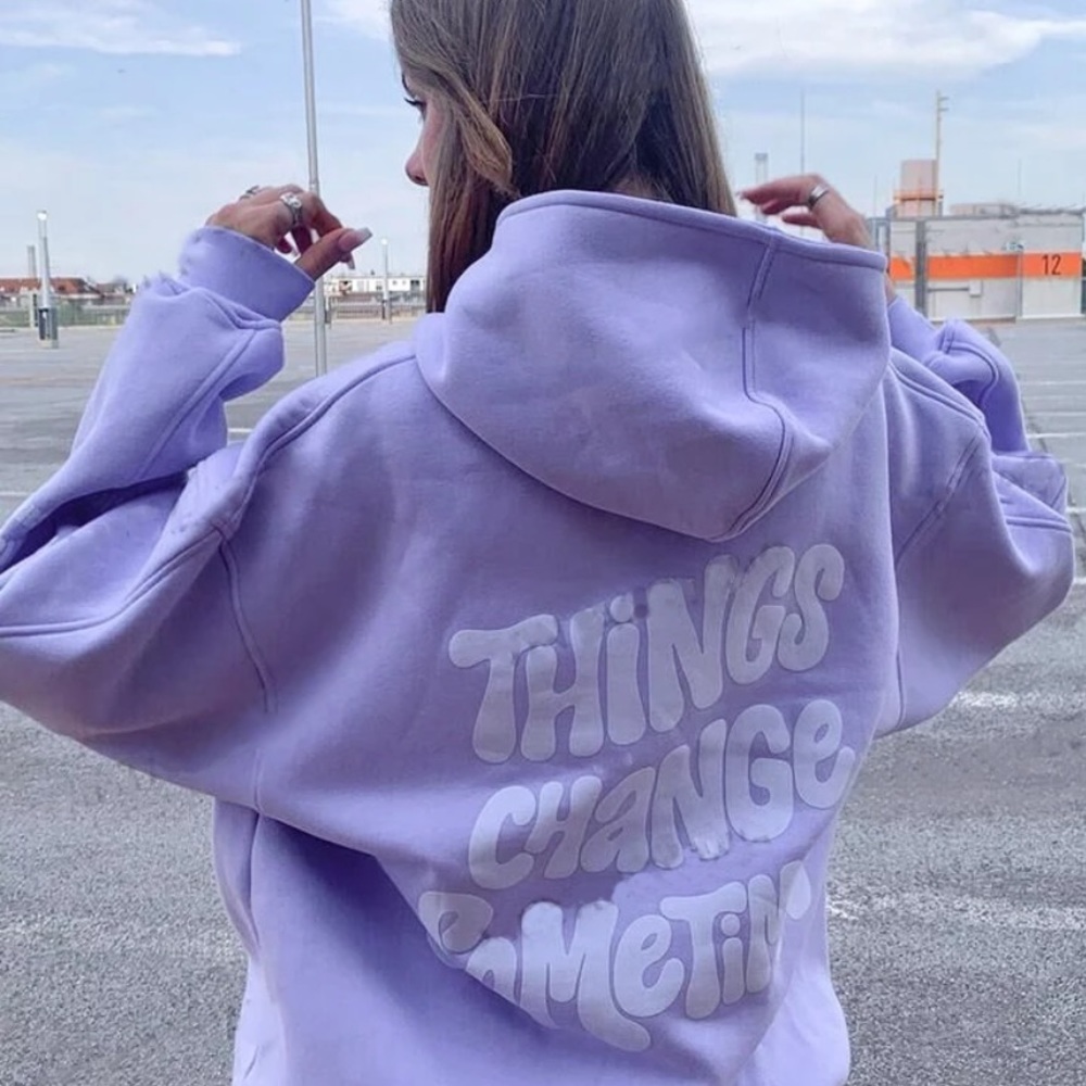 Earth Child🌻🌈 | COMING SOON! 
“THINGS CHANGE SOMETIMES”🙃Oversized Hoodie